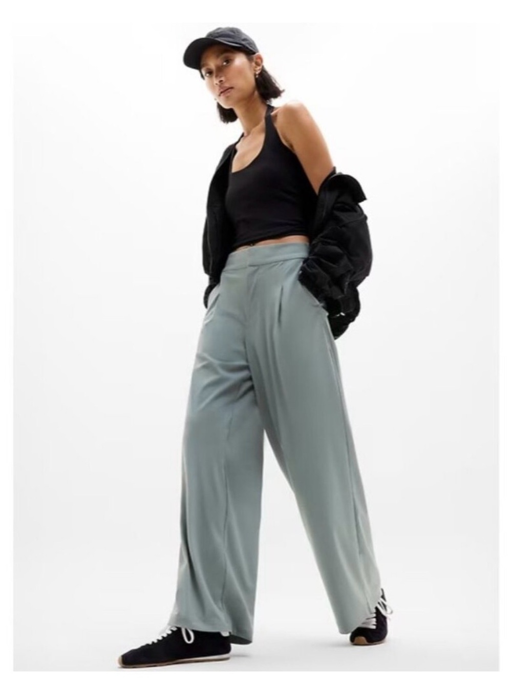 Athleta 2 Pinnacle High Rise Trouser Nickel Size 2
Regular